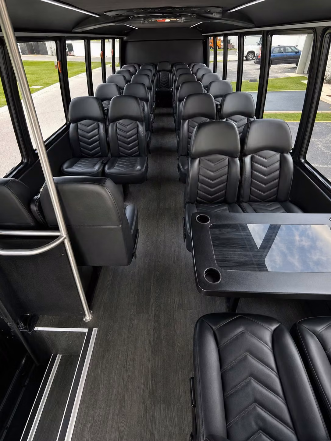 20 passenger minibus interior