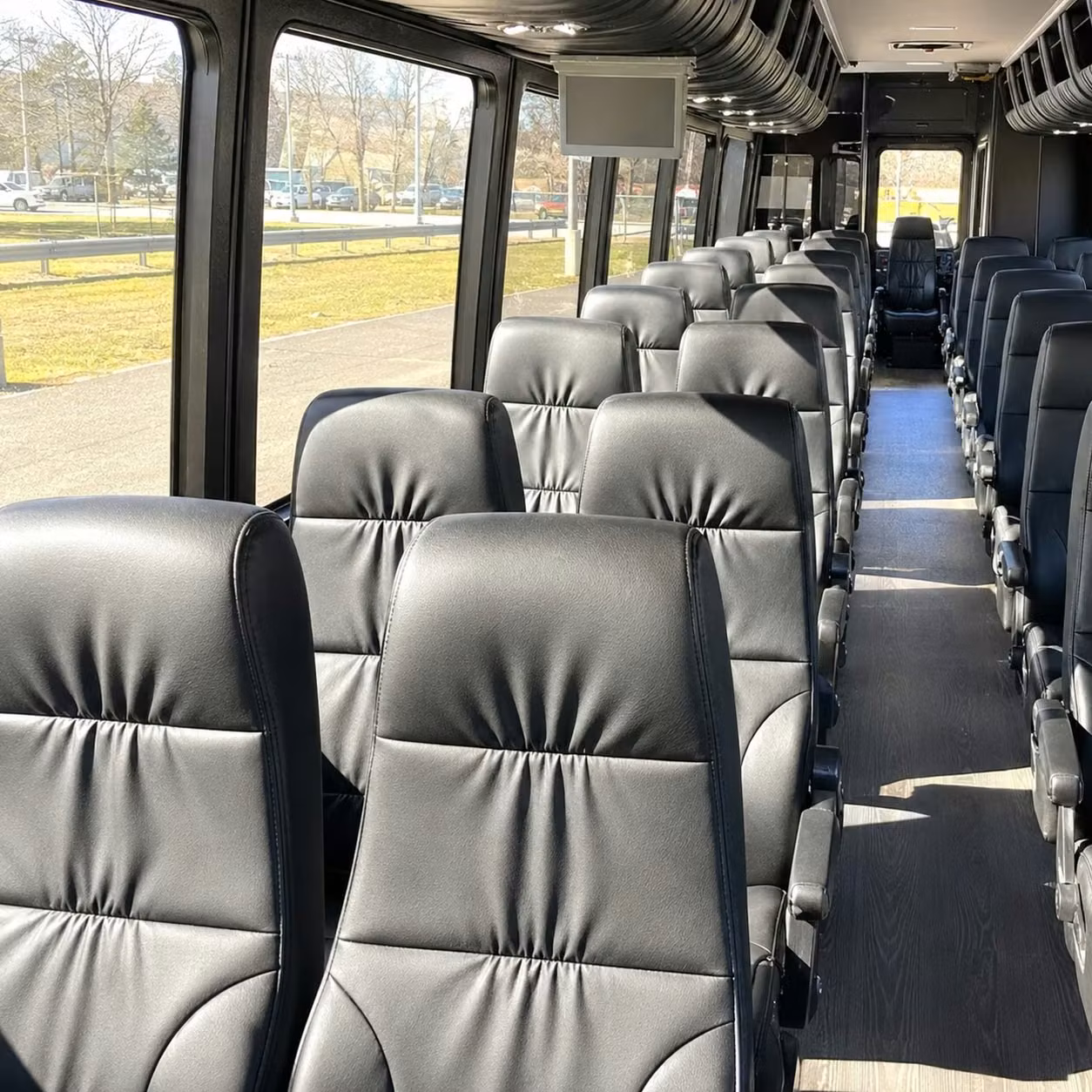 28 passenger minibus inside