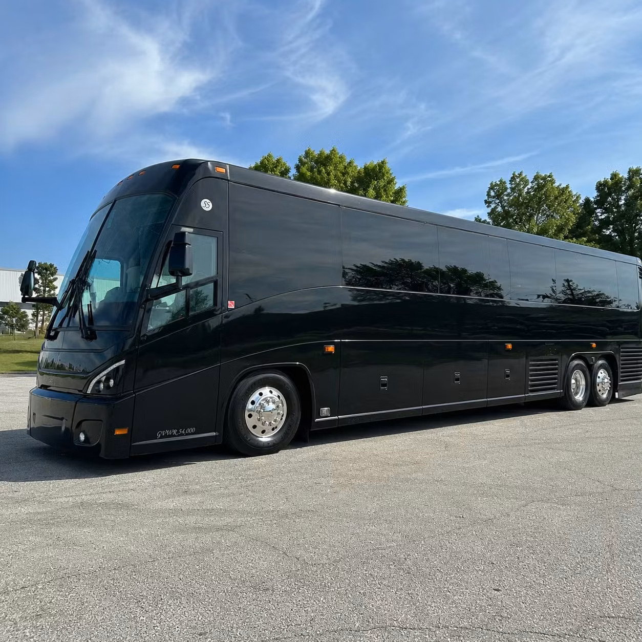 56 passenger charter bus