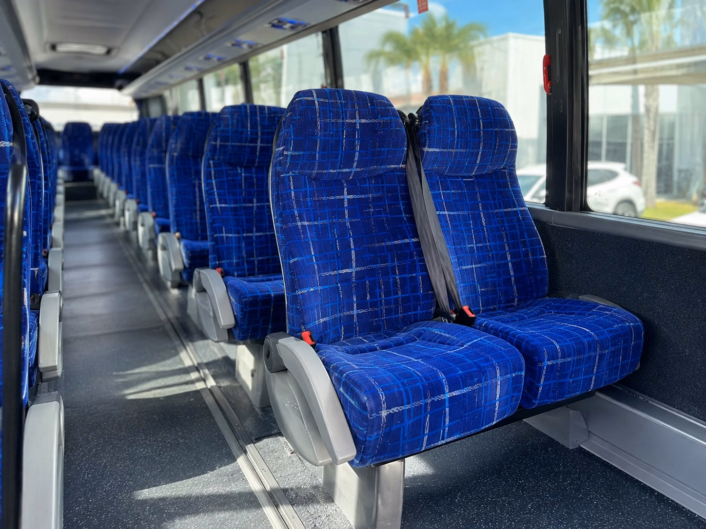louisville charter bus interior